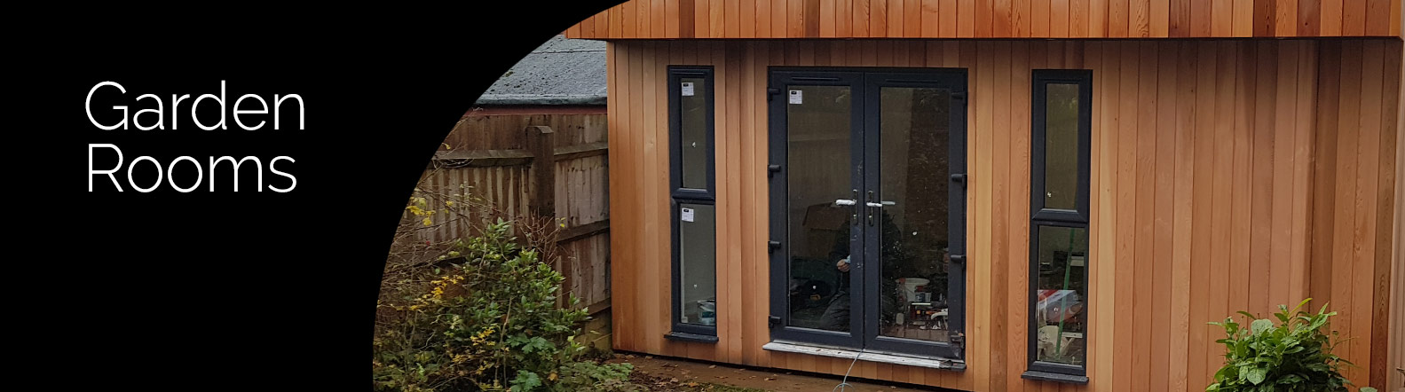 Luxury Garden Room under construction in Barnet, North London