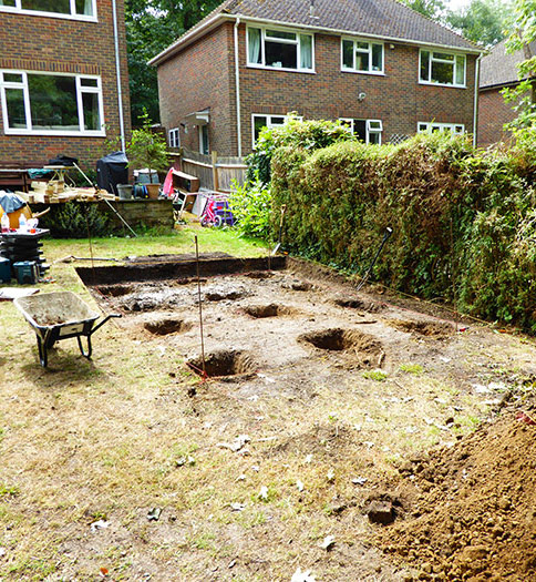 Foundations for the music room