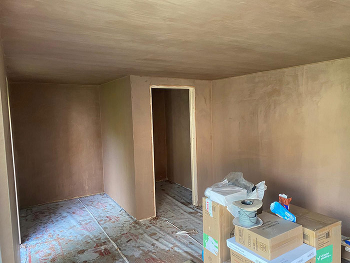 All our walls are plastered